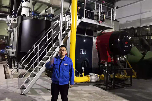 河南輝縣一造紙廠用6噸燃氣蒸汽鍋爐項目